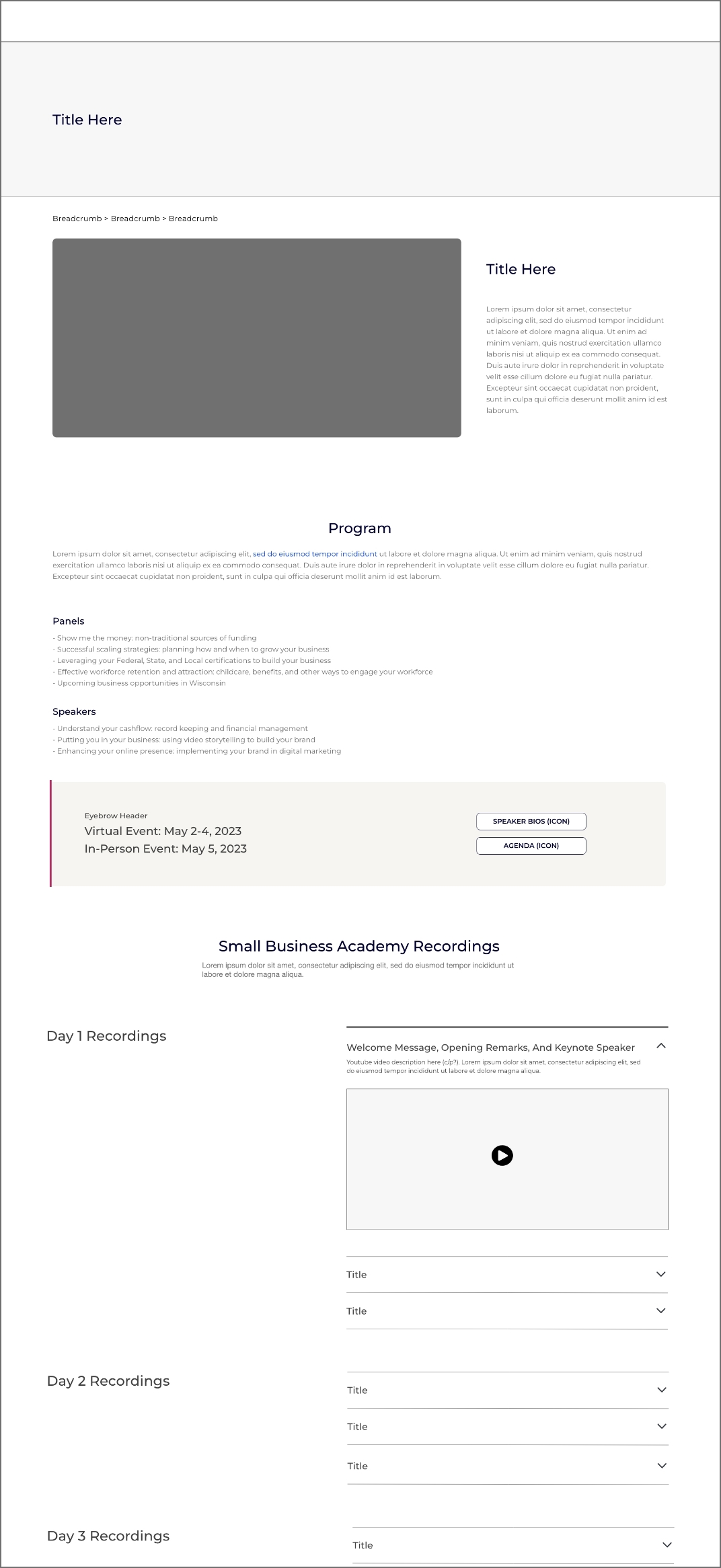 Small Business Academy – 1